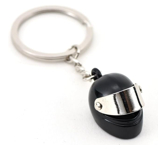 Black Helmet Keychain